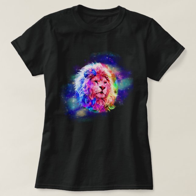 Camiseta Watercolor Splash León universal (Diseño del anverso)