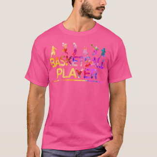 Camiseta Watercolor Sport Baloncestista