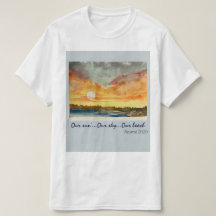Camiseta Watercolor Sunset-Classic Silhouette
