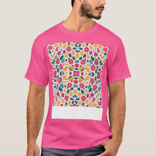 Camiseta Watercolor verano Fruta de la fruta Patterada de l
