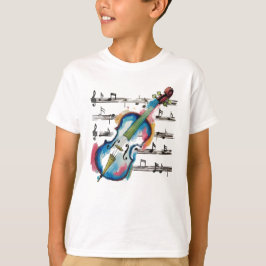 Camiseta Watercolor Violin Kids' Basic T-Shirt