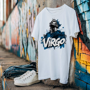 Camiseta Watercolor Virgo Graffiti Aircel Zodiac Diseño