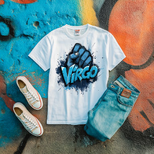 Camiseta Watercolor Virgo Graffiti Aircel Zodiac Diseño