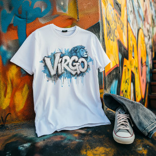 Camiseta Watercolor Virgo Graffiti Aircel Zodiac Diseño