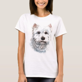 Camiseta Watercolor West Highland White Terrier
