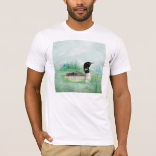 Camiseta Watercolor Wilderness Bird Common Lodge art