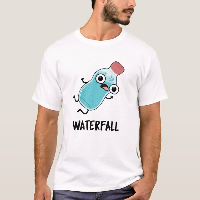 Camiseta Waterfall Funny Water Pun (Anverso)