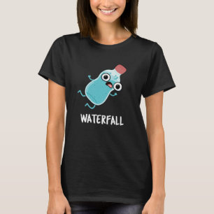 Camiseta Waterfall Funny Water Pun Dark BG