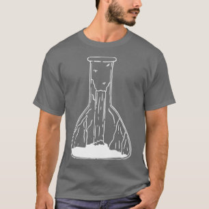 Camiseta Waterfall Test Tube Science Lineart Premium