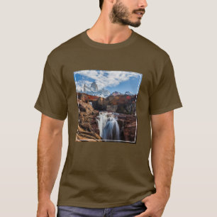 Camiseta Waterfalls   Fitz Roy Mountain, Argentina