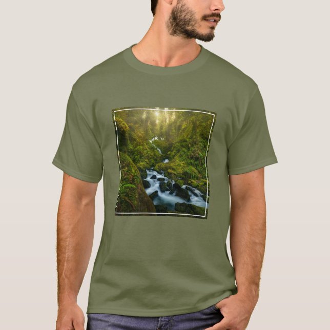 Camiseta Waterfalls | Olympic National Park, Washington (Anverso)
