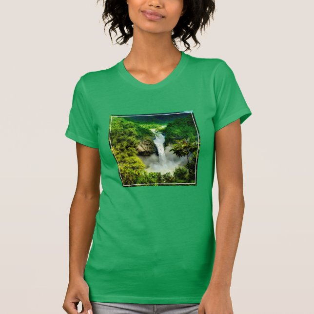 Camiseta Waterfalls | San Rafael Falls, Ecuador (Anverso)