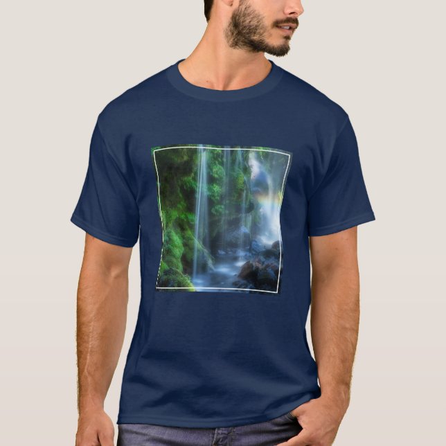 Camiseta Waterfalls | Shinmata Ravine, Japan (Anverso)