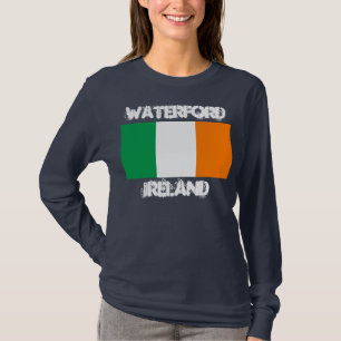 Camiseta Waterford, Irlanda con bandera irlandesa