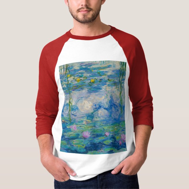 Camiseta Waterlilies, 1916-1919, por Claude Monet (Anverso)