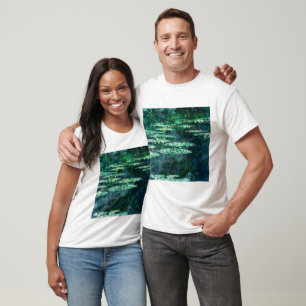 Camiseta Waterlilies, pintura de Claude Monet