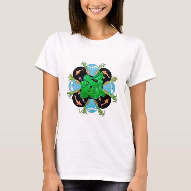 Camiseta Waterlilies y Rushes (Anverso)