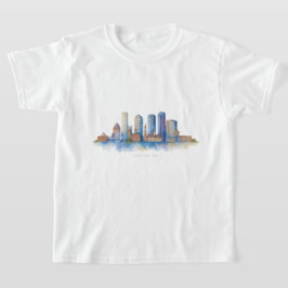 Camiseta Waterline de la ciudad de Boston | Mamáes modernas