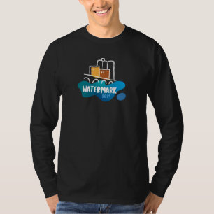 Camiseta Watermark Black Long Sleeve Basic para hombres