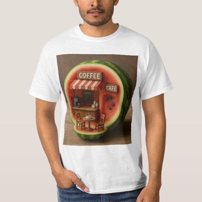 Camiseta Watermelon coffee (Anverso)