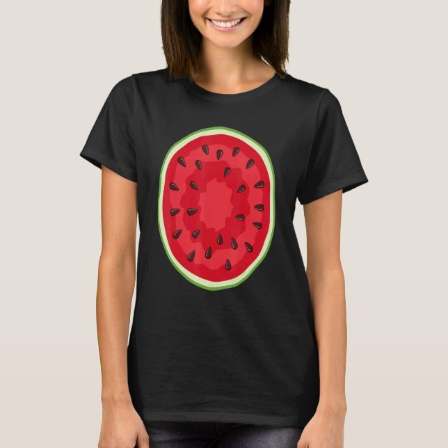 Camiseta Watermelon Costume Crew     Halloween Costume Frui (Anverso)
