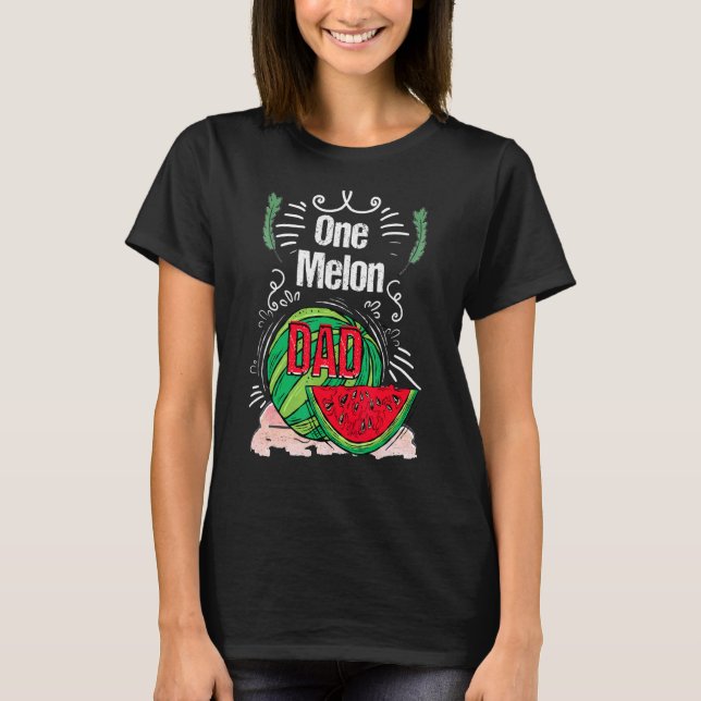 Camiseta Watermelon Dad Summer Melon Fruit Day (Anverso)