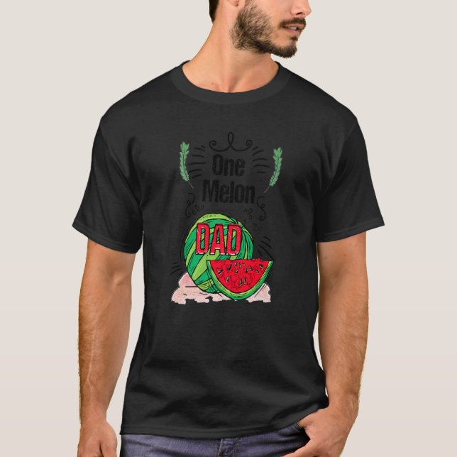 Camiseta Watermelon Dad Summer Melon Fruit Day (Anverso)