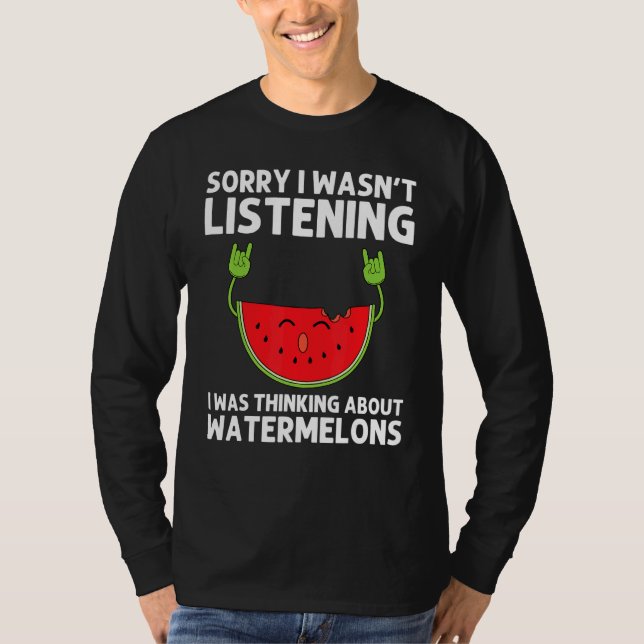 Camiseta Watermelon Designs For Men Women Summer Fruit Eate (Anverso)