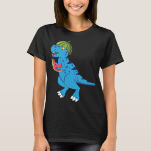 Camiseta Watermelon Dinosaur T Rex Summer Fruth Art Dino Lo