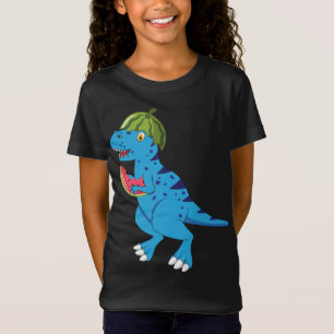 Camiseta Watermelon Dinosaur T Rex Summer Fruth Art Dino Lo