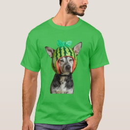 Camiseta Watermelon Funny Chilling Dog