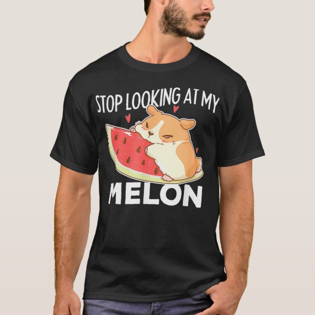 Camiseta Watermelon Hamster Melon Food Rodent Mascota Anima (Anverso)