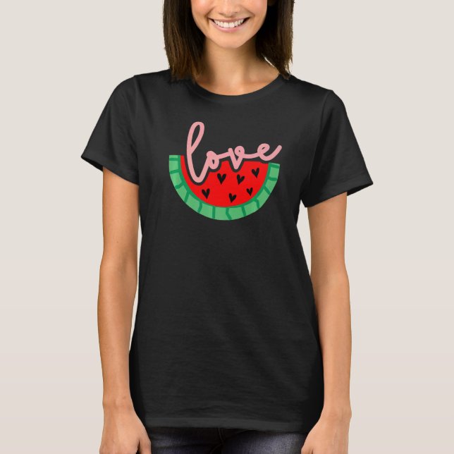 Camiseta Watermelon Love Summer Vibes Vacay Mode Tropical B (Anverso)