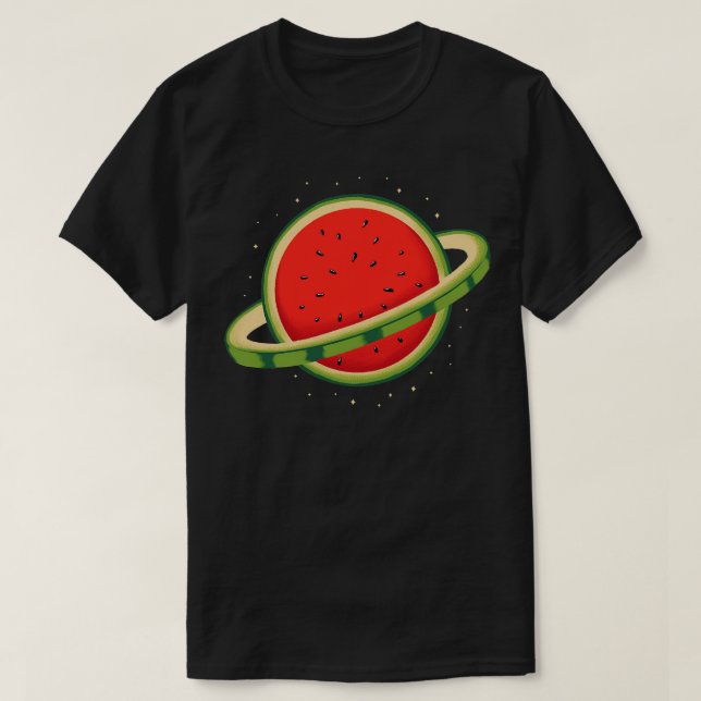 Camiseta Watermelon Planet (Diseño del anverso)