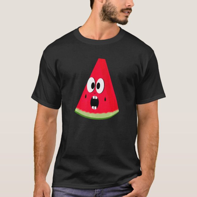 Camiseta Watermelon Tropical Fruits Summer Camp Cute (Anverso)