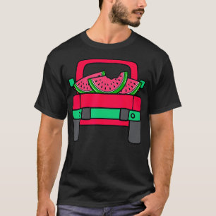 Camiseta Watermelon Truck Summer Melon Lover Fruit Slice Se