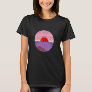 Camiseta Watermelon Vaporwave Sunset Summer Vibe