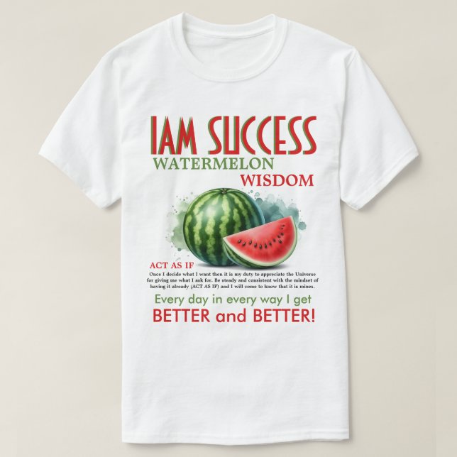 CAMISETA WATERMELON WISDOM (Diseño del anverso)