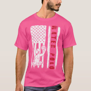 Camiseta Waterpolo Equipo Estadounidense Bandera Estadounid