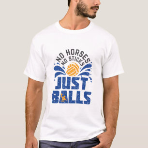 Camiseta Waterpolo No Horses No Sticks Sólo Bolas