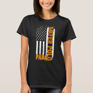 Camiseta Waterpolo Papa, bandera estadounidense, Día de los
