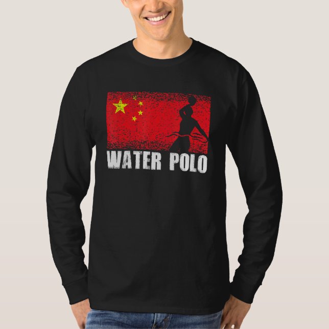 Camiseta Waterpolo Sport Bandera China Waterpolo Play (Anverso)