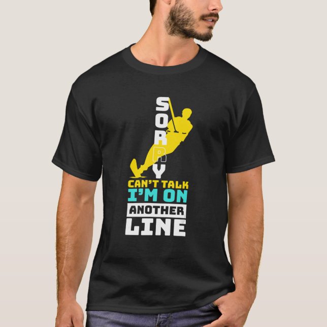 Camiseta Waterski I Am On Another Line I Water Skier Summer (Anverso)