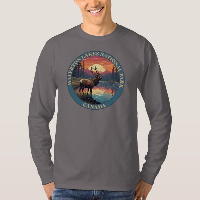 Camiseta Waterton Lakes National Park of Canada (Anverso)