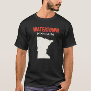 Camiseta Watertown Minnesota EE.UU. State America Travel Mi