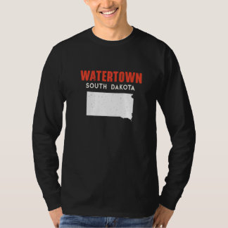 Camiseta Watertown South Dakota USA State America Travel So