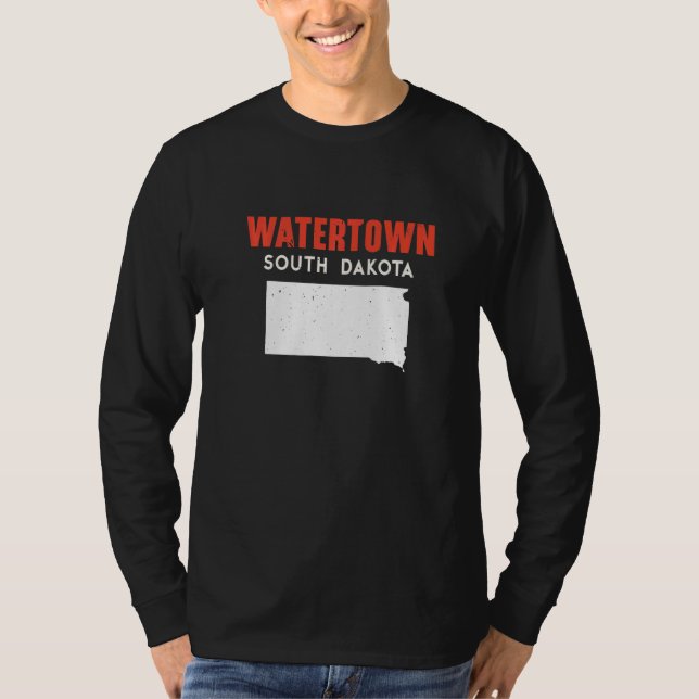 Camiseta Watertown South Dakota USA State America Travel So (Anverso)