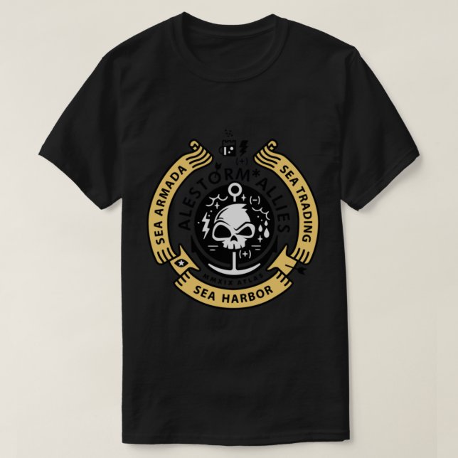 Camiseta watiseneng-Alestorm-band-sawise (Diseño del anverso)