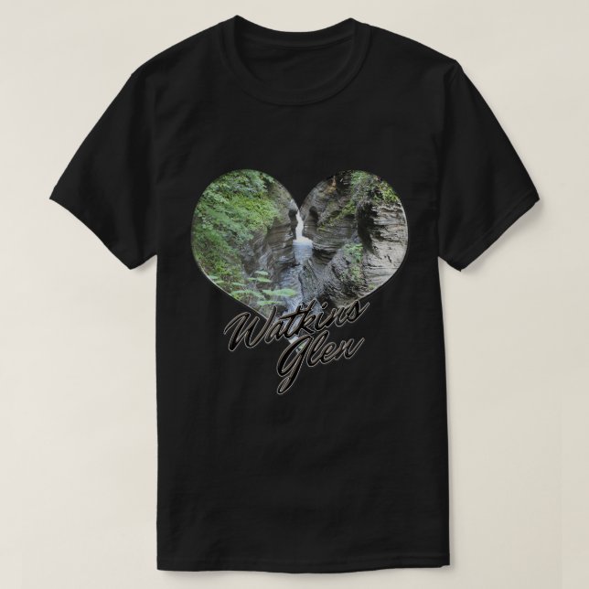 Camiseta Watkins Glen del Souvenir del Parque Esta (Diseño del anverso)