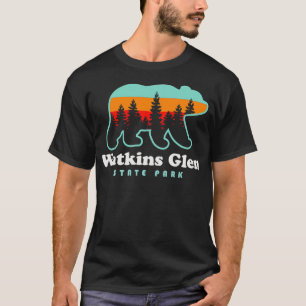 Camiseta Watkins Glen State Park Senderismo New York Retro